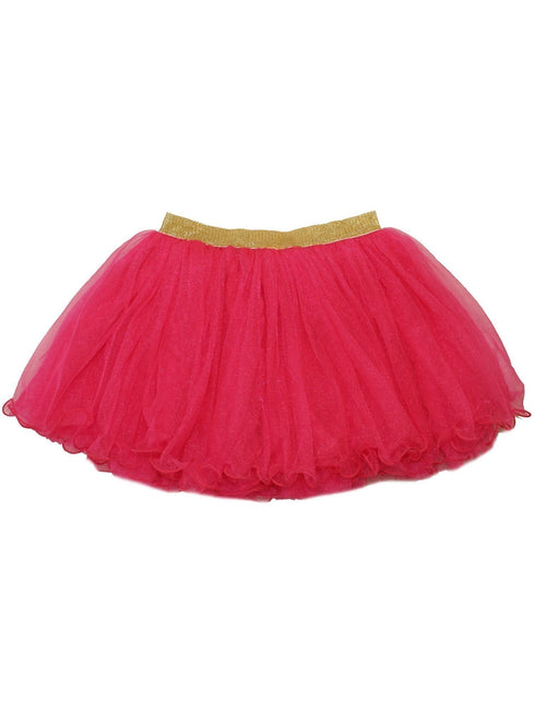 Girls Multi Colors Elastic Waist Mesh Ruffle Tutu Skirt 9M-8 - SophiasStyle.com